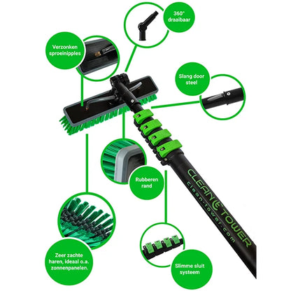 Teleskopstiel Full Carbon – Allround-Bürste Pro